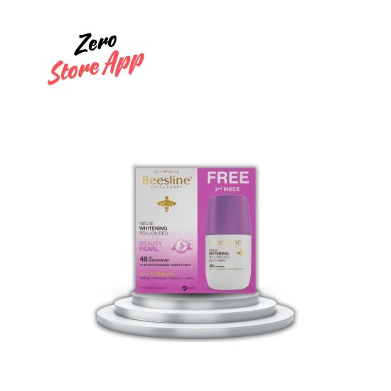 صورة رول اون بيزلين لبناني مزيل العرق ومفتح للبشرة 50 مل (تألق اللؤلؤ) + قطعة مجاناً