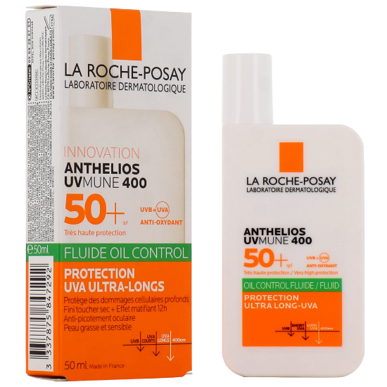 صورة لاروش بوزيه - انثيليوس يوفي ميون 400 واقي شمس +SPF50 سائل ، 50 مل