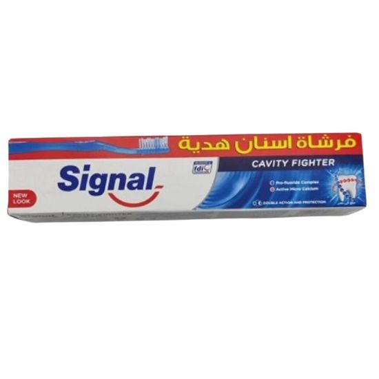 صورة سيجنال مكافح التسوس 120 مل + فرشاة أسنان
