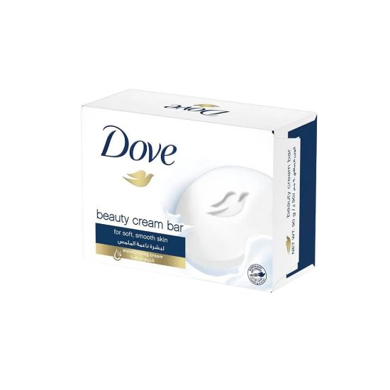 صورة دوف قالب صابون بيوتي كريم ابيض مصنوع من كريم مرطب 90 جم