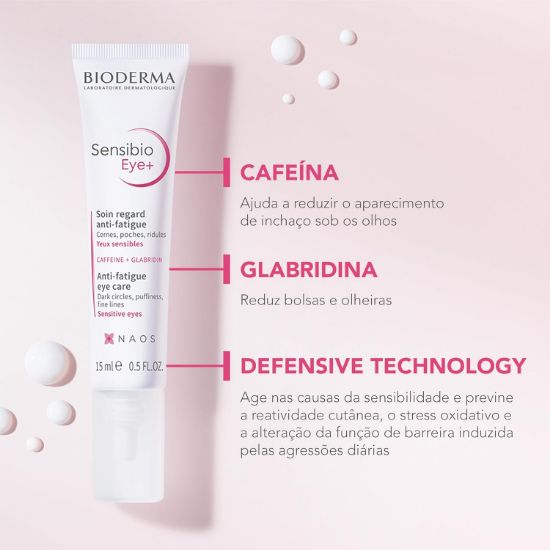 صورة بيوديرما سينسيبيو جل اى كونتور + 15 مل 