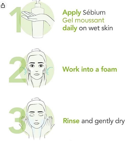 صورة بايوديرما سيبيوم جل رغوي 500 مل