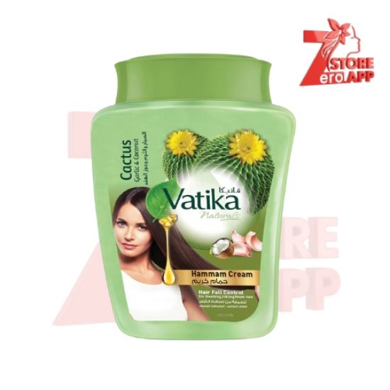صورة فاتيكا حمام كريم لحماية الشعر بالثوم والصبار - 500 جم