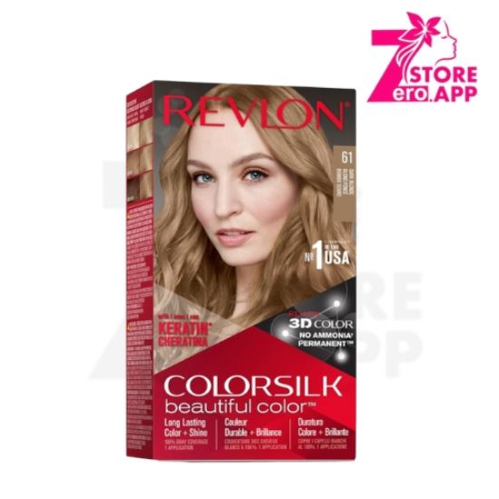 صورة ريفلون كولورسيلك  لون درجة  61 أشقر غامق