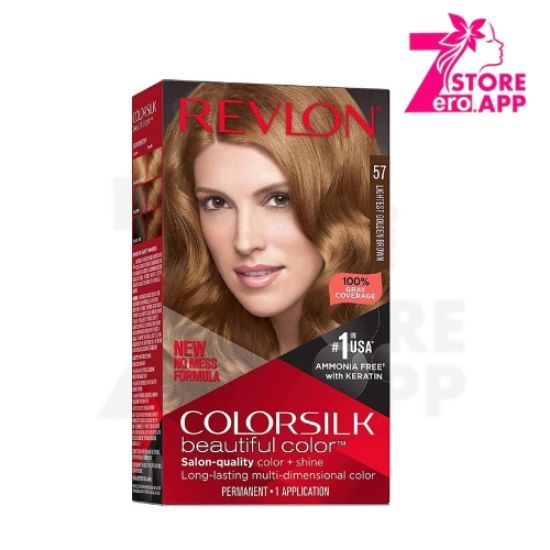 صورة ريفلون كولور سيلك لون 57 بني ذهبي