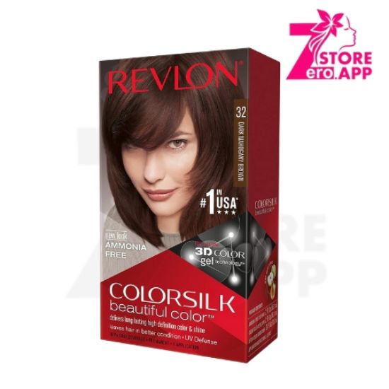 صورة ريفلون كولور سيلك، درجة 32 بني ماهوجني داكن