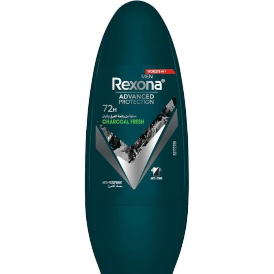 صورة ريكسونا مزيل العرق للرجال رول أون بالفحم 50 مل