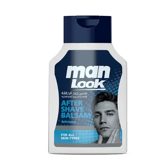 صورة بلسم ما بعد الحلاقة مان لوك بالنعناع لجميع أنواع البشرة 125 جم