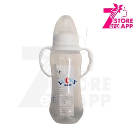 صورة ببرونة بلاستيك من لاكي بيدين 280 مل – أبيض