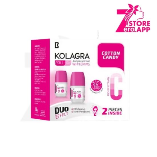 صورة كولاجرا مزيل العرق ومبيض رول أون 1+1 قطن كاندي 60 مل