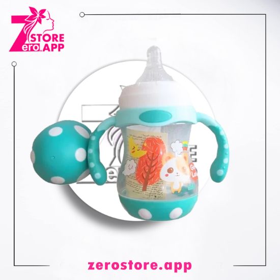 صورة فيش ببرونة بلاستيك Funny بغطاء وحلمة وايد نيك |٣٠٠  مل