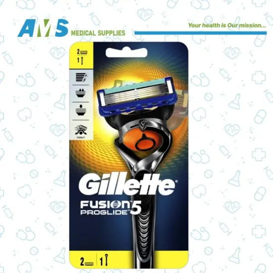 صورة ماكينة حلاقة فيوجن برو شيلد مع مقبض بتقنية فليكس بال2 شفرة