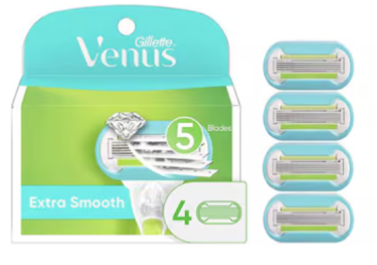 صورة Gillette عبوات شفرات حلاقة جيلت للنساء - عبوة من 4 قطع