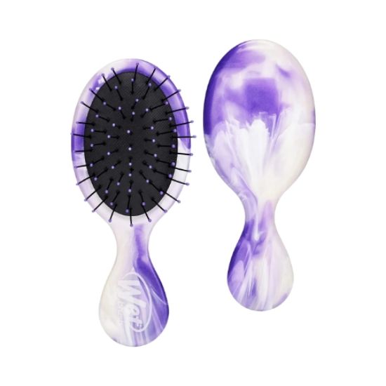 صورة فرشاة ويت براش، فرشاة شعر قصيرة للتجفيف السريع من الاحجار الكريمة، للجنسين