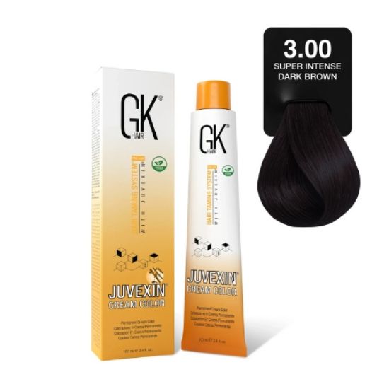 صورة صبغة شعر جى كى هير 100 مل، 3.00 بني غامق مكثف