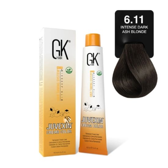 صورة لون شعر جي كي جي كي - 6.11، أشقر رمادي داكن مكثف