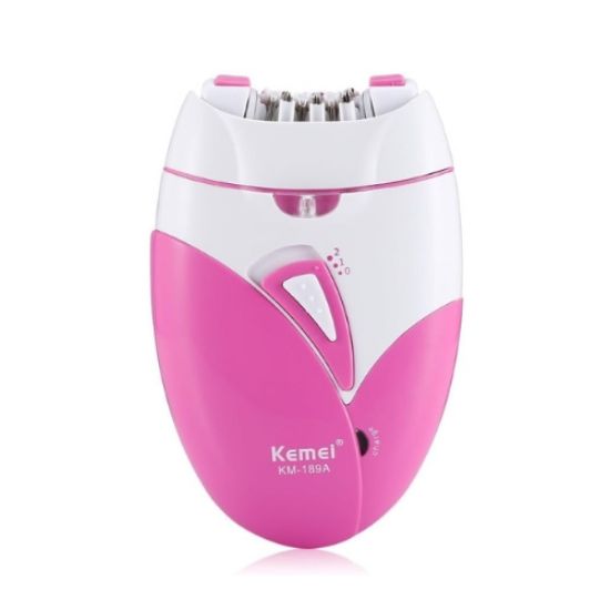 صورة ماكينة إزالة الشعر الكهربائية النسائية Kemei KM-189A القابلة لإعادة الشحن