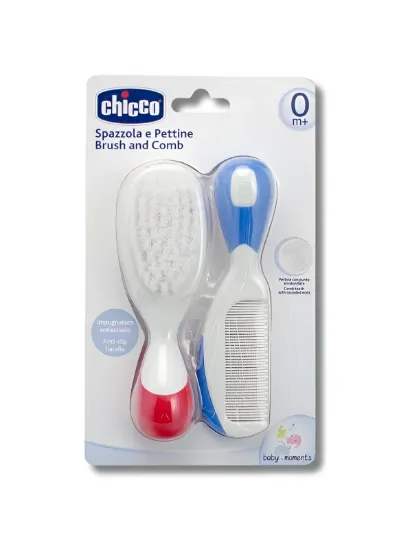 صورة شيكو - فرشاة ومشط أحمر وأزرق +0 أشهر