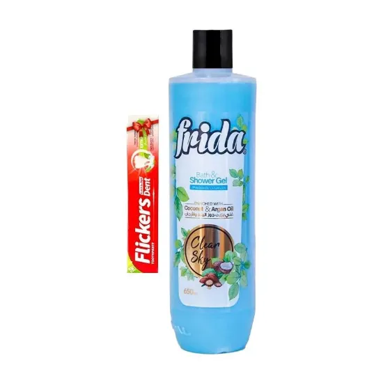 صورة جل استحمام فريدا كلير سكاي - 650 مل -  معجون هديه